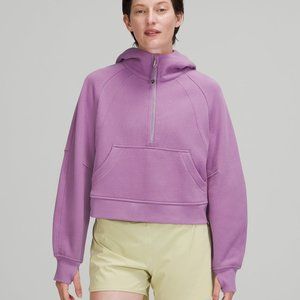 NWT Scuba Oversized 1/2 Zip Hoodie Wisteria Purple WISP XL/XXL
